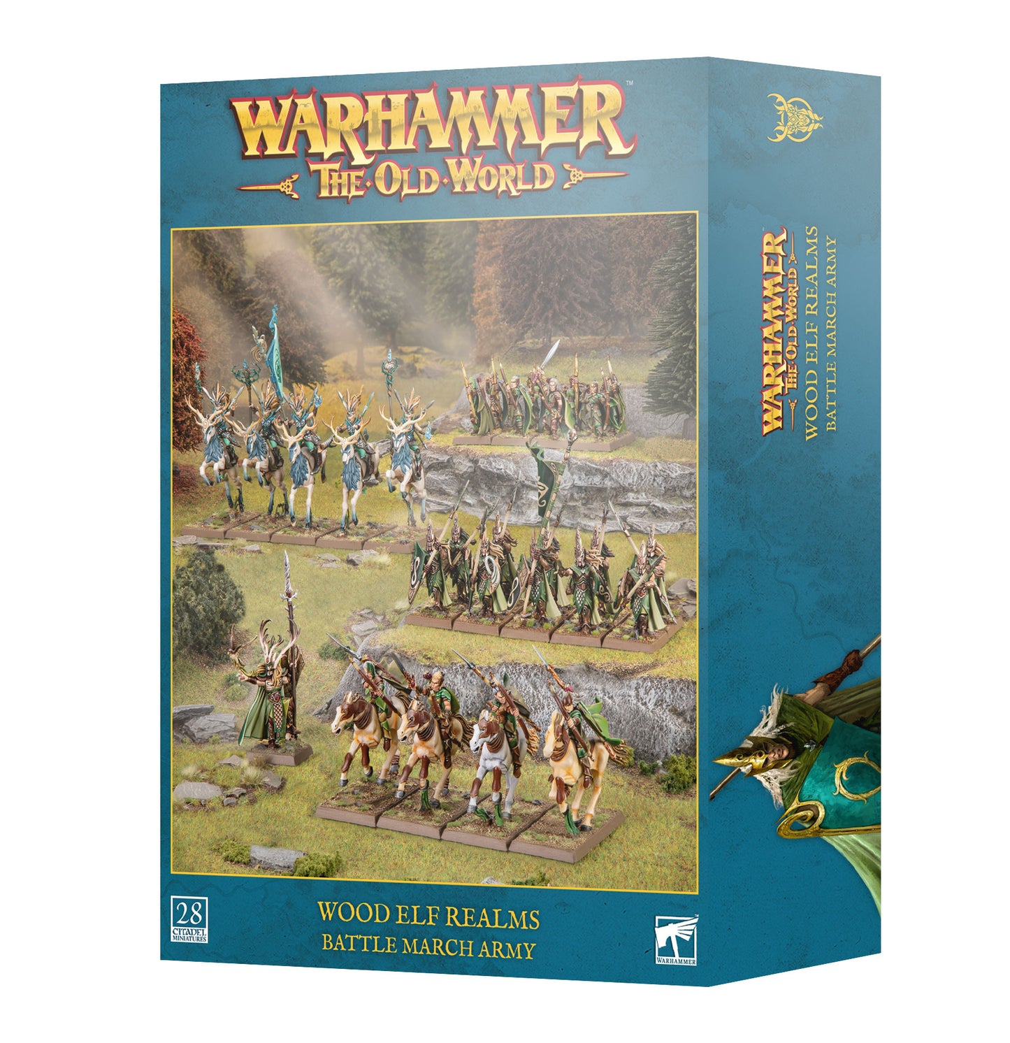 Warhammer: The Old World - Wood Elf Realms - Battle March Army (Pre-Order) (Releases: 9/12/2026)