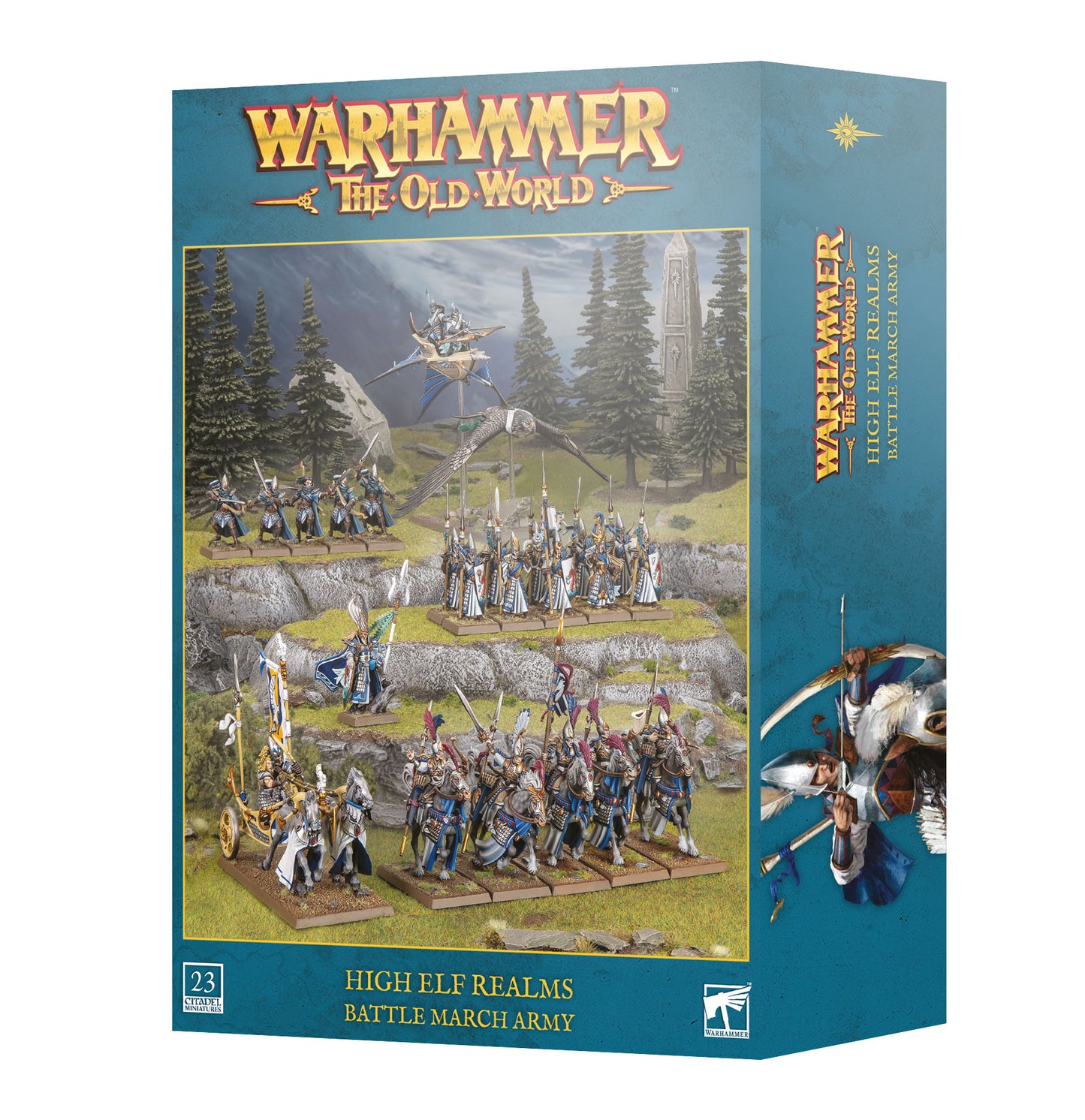 Warhammer: The Old World - High Elf Realms - Battle March Army (Pre-Order) (Releases: 9/12/2026)