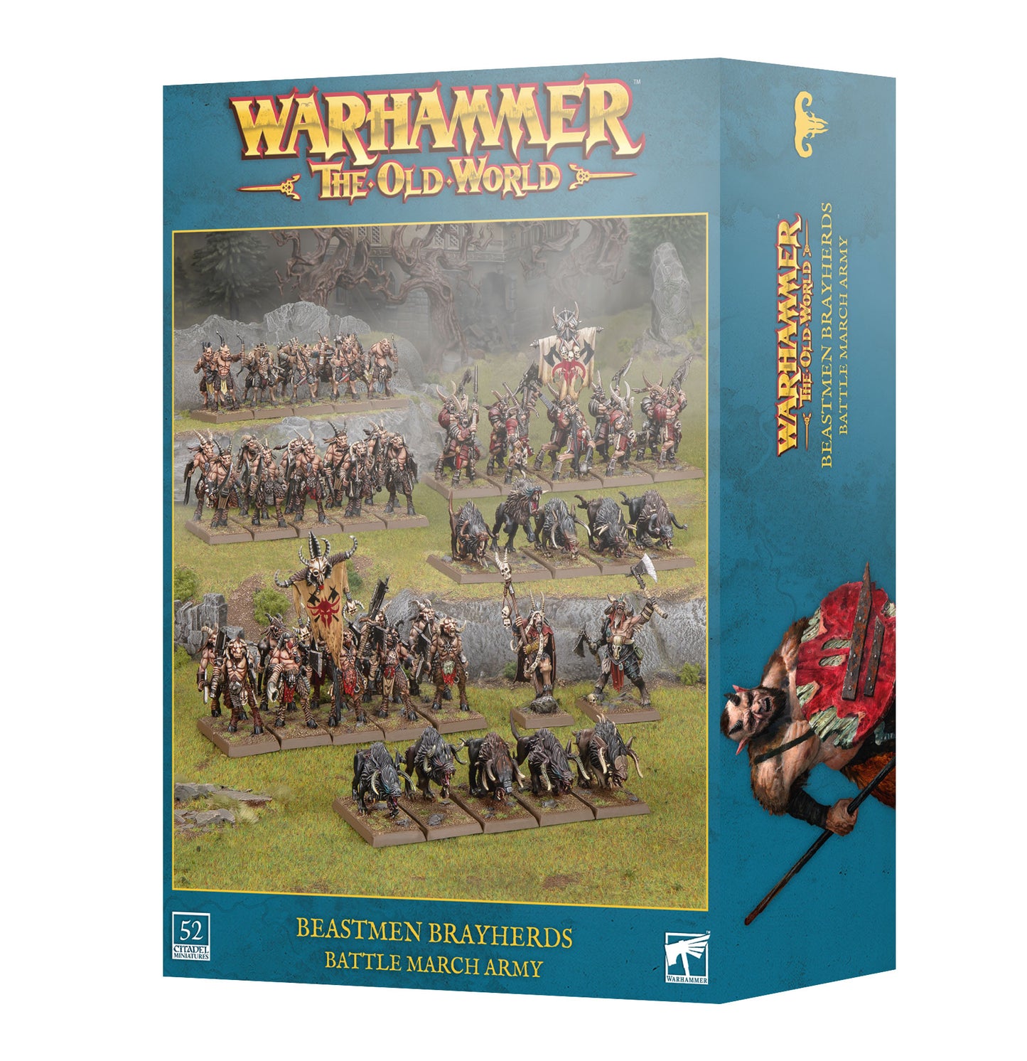 Warhammer: The Old World - Beastmen Brayherds - Battle March Army (Pre-Order) (Releases: 9/12/2026)