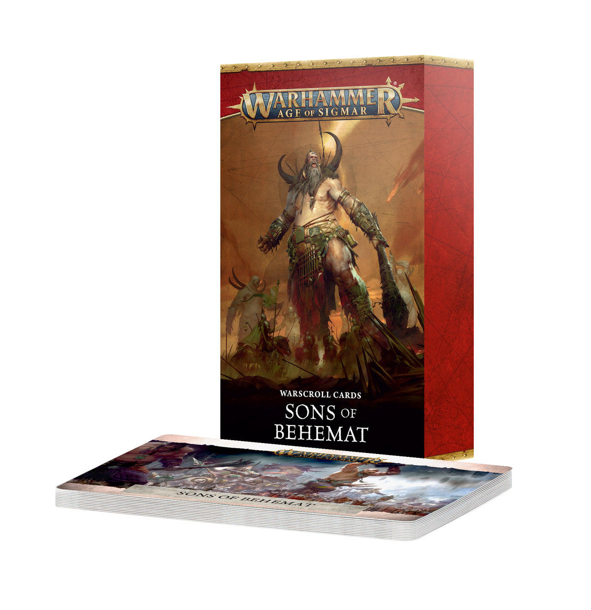 Warhammer: Age of Sigmar - Warscroll Cards: Sons of Behemat (Pre-Order)(Releases: 9/26/2026)