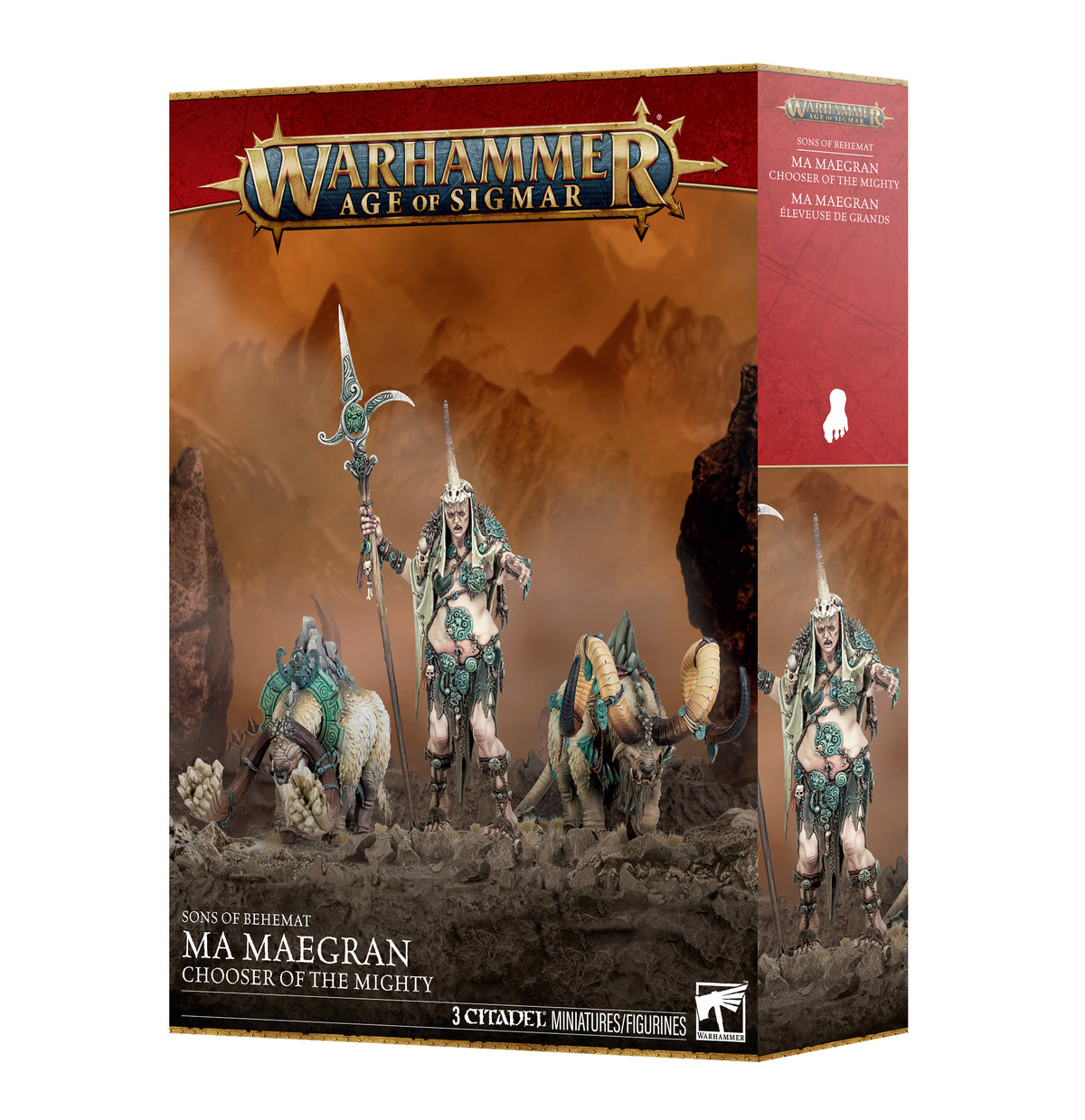 Warhammer: Age of Sigmar - Sons of Behemat - Ma Maegran Chooser of the Mighty  (Pre-Order)(Releases: 9/26/2026)