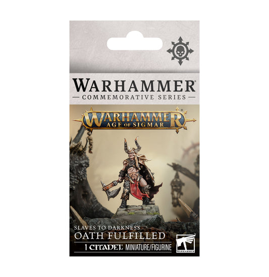 Warhammer: Age of Sigmar - Slaves to Darkness - Oath Fulfilled (Warhammer Commemorative Model) (Pre-Order) (Releases: 10/31/2026)