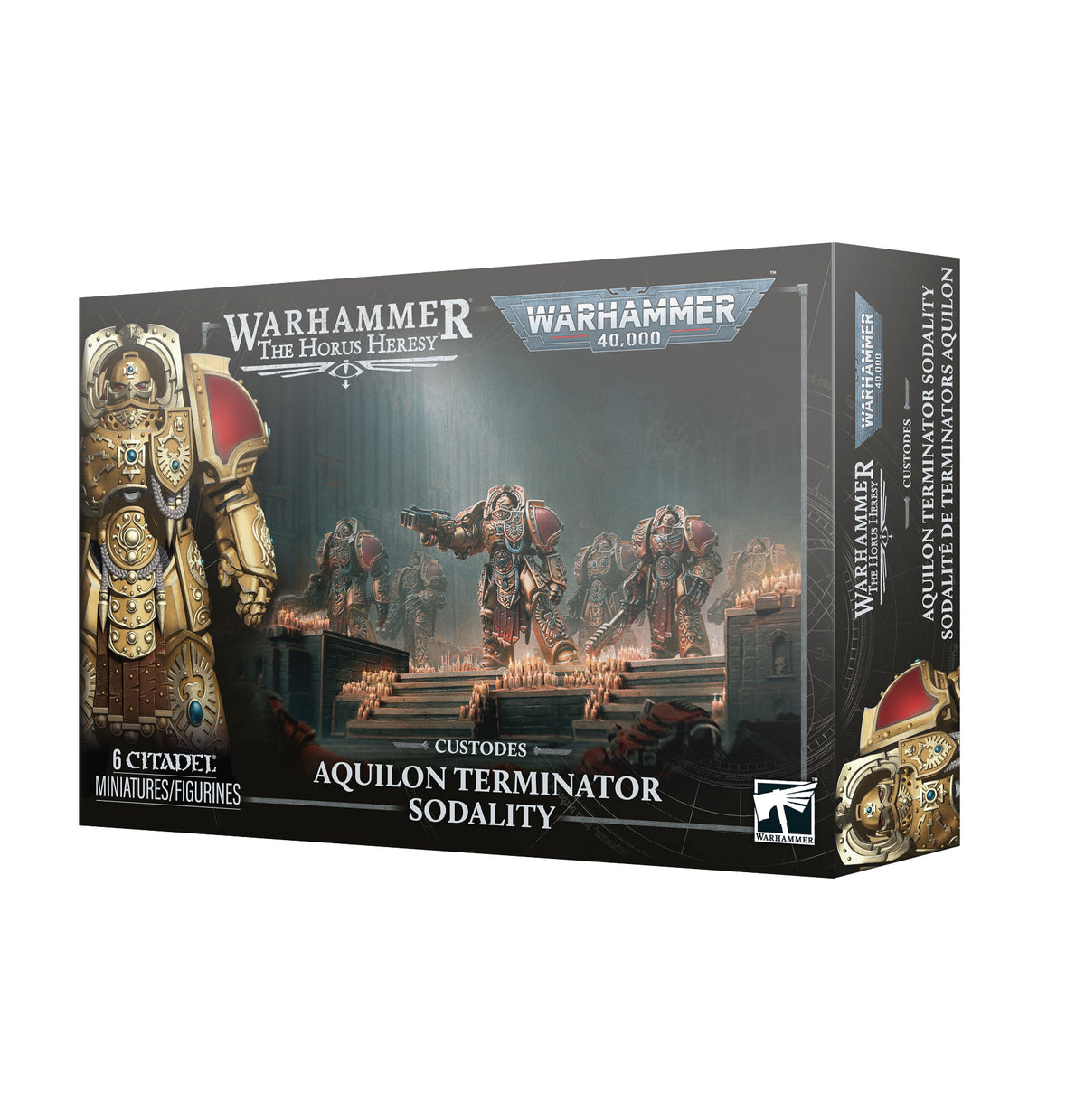 Warhammer: The Horus Heresy / Warhammer: 40,000 - Legio Custodes / Adeptus Custodes - Aquilon Terminator Sodality (Pre-Order) (Releases: 10/17/2026)