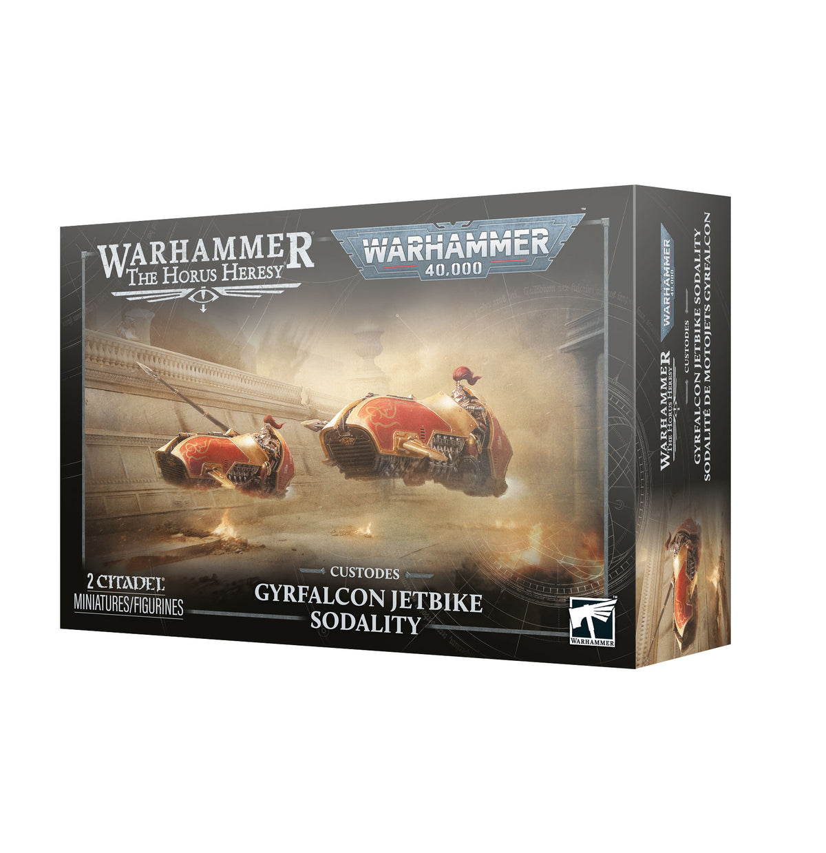 Warhammer: The Horus Heresy / Warhammer: 40,000 - Legio Custodes / Adeptus Custodes - Gyrefalcon Jetbike Sodality (Pre-Order) (Releases: 10/17/2026)