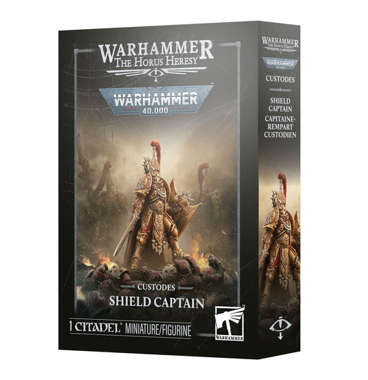 Warhammer: The Horus Heresy / Warhammer: 40,000 - Legio Custodes / Adeptus Custodes - Shield Captain (Pre-Order) (Releases: 10/17/2026)