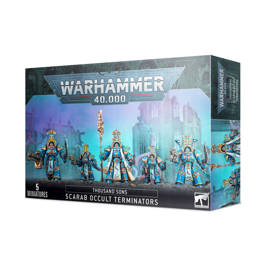 Warhammer: 40,000 - Thousand Sons - Scarab Occult Terminators