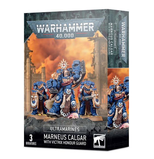 Warhammer: 40,000 - Ultramarines - Marneus Calgar with Vitrix Honour Guard