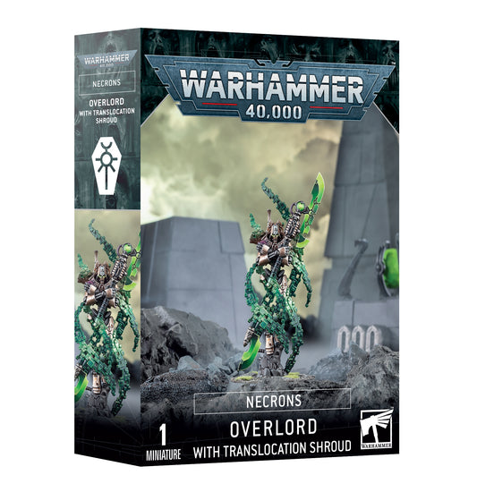 Warhammer: 40,000 - Necrons - Overlord with Translocation Shroud