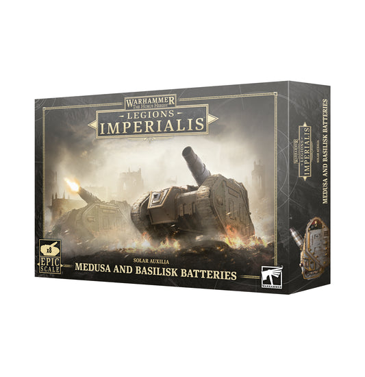 Warhammer: The Horus Heresy - Legions Imperialis: Solar Auxilia - Medusa and Basilisk Batteries