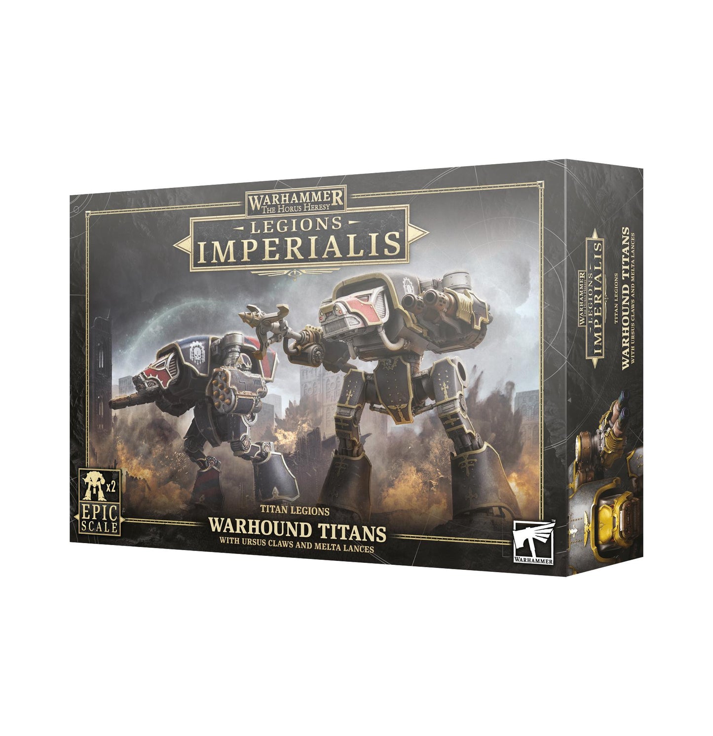 Warhammer: The Horus Heresy - Legions Imperialis: Titan Legions - Warhound Titans with Ursus Claws and Melta Lances