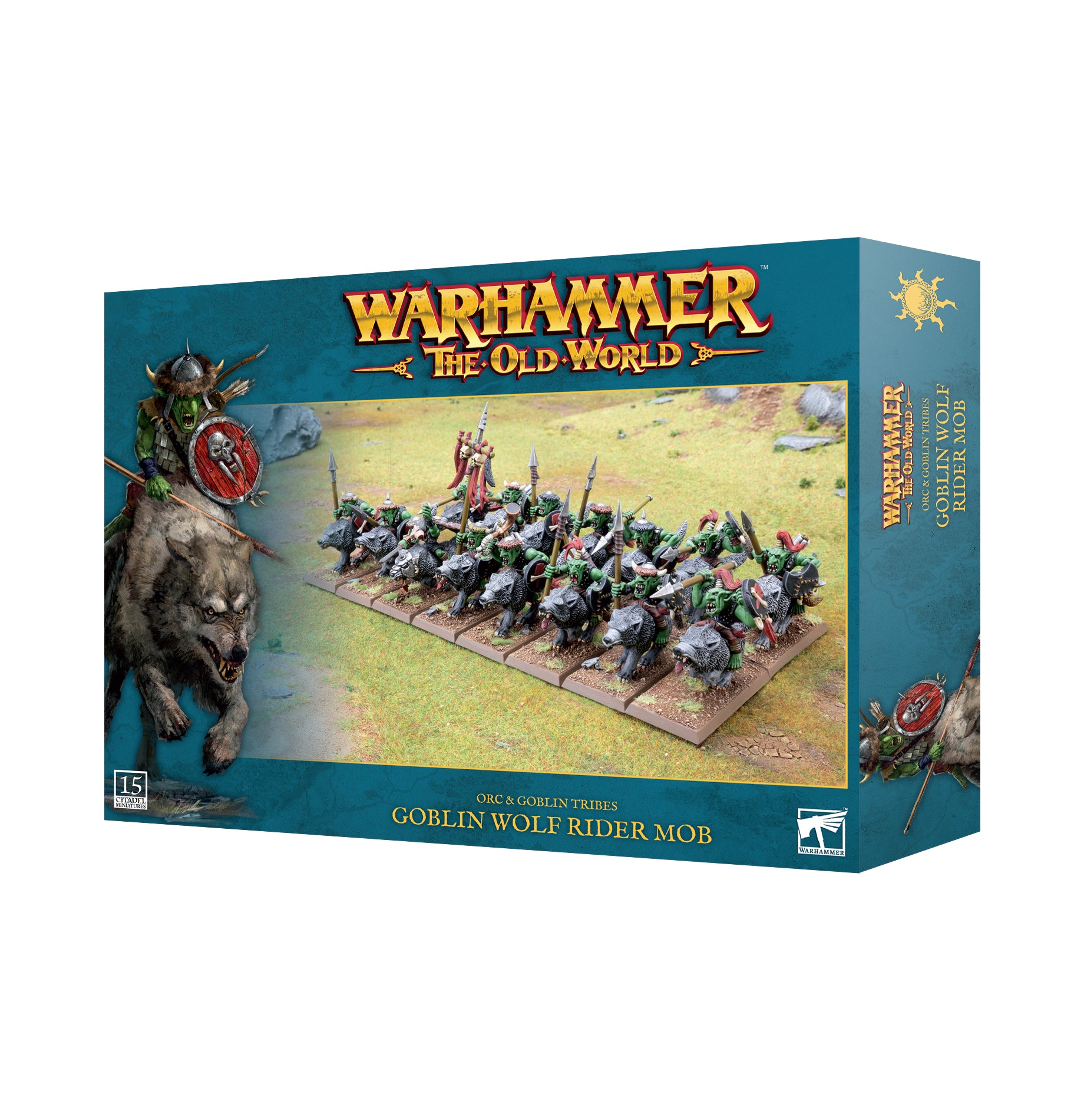 Warhammer: The Old World - Orc & Goblin Tribes - Goblin Wolf Rider Mob ...