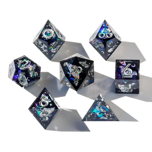 Dusk Moth 7-Piece Iconic Dice Set