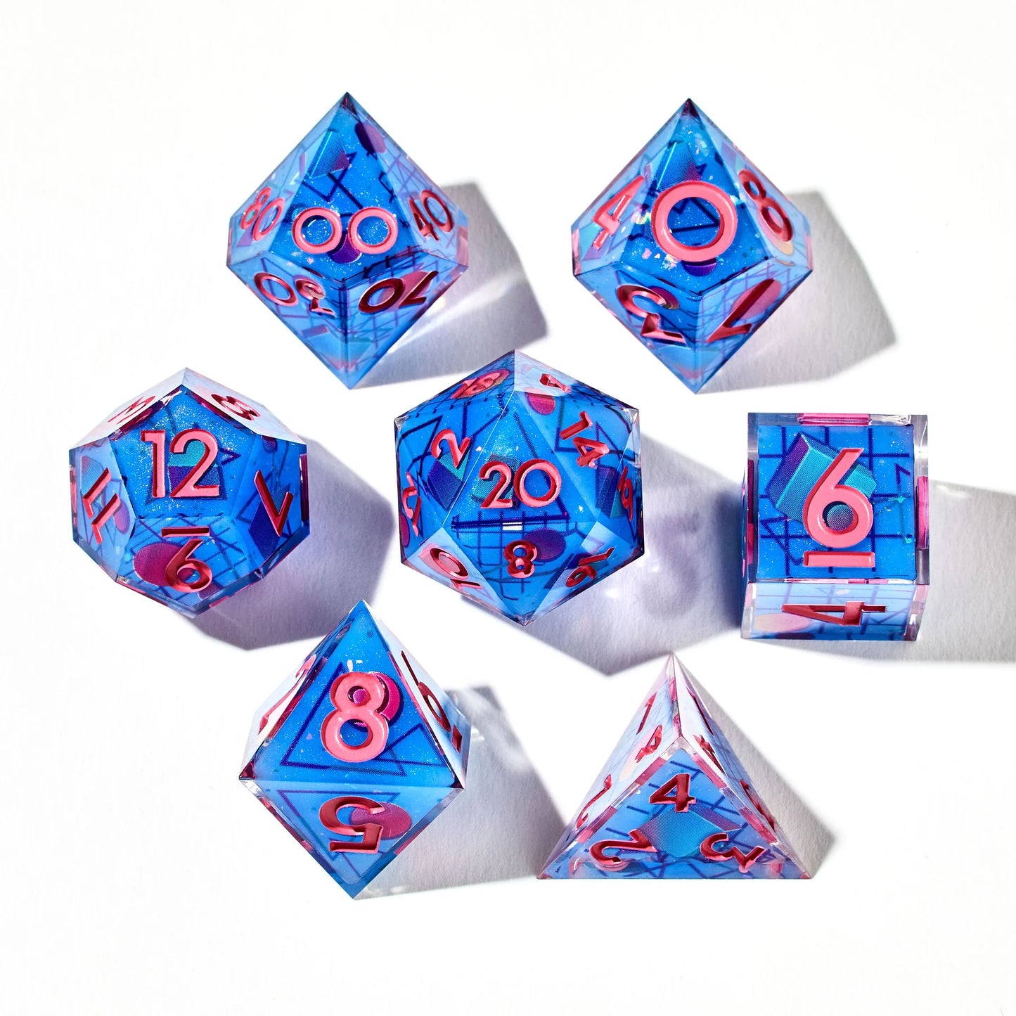 Lo-Fi 7-Piece Iconic Dice Set