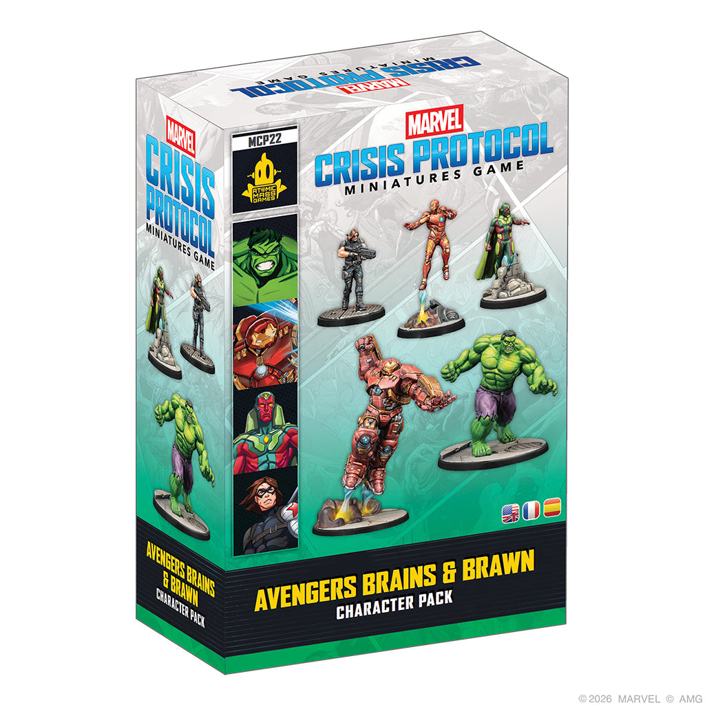 Marvel Crisis Protocol – Avengers Brains & Brawn Character Pack