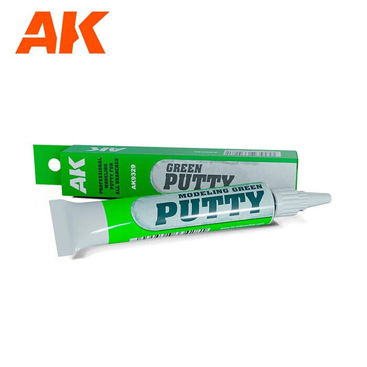 AK Interactive - Modelling Green Putty Tube (20mL)