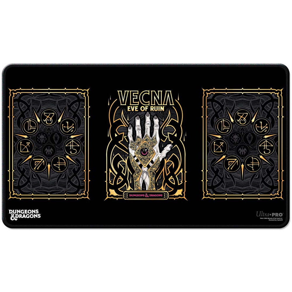 Dungeons & Dragons: Black Stitched Playmat - Vecna Eve of Ruin (Alternate Art)